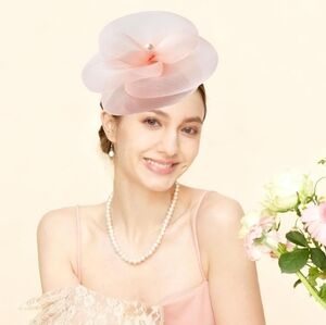 NEW! Nude Blush High Tea Fascinator Hat